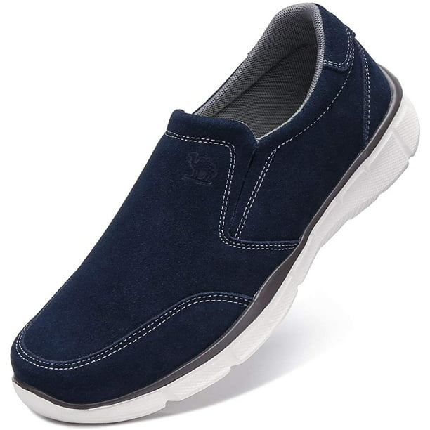 Britsh Men's Casual Canvas Sneakers Slip On Loafer Moccasin Zapato Breathe Shoes 